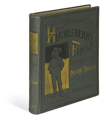 TWAIN, MARK. Adventures of Huckleberry Finn.